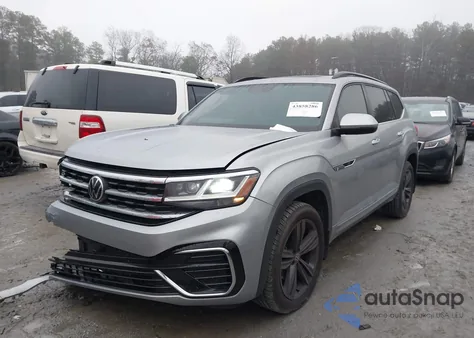 2021 Volkswagen Atlas Se из США, поврежденный, VIN 1V2RR2CAXMC512929